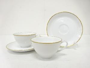 OKURA　オークラ　ゴールドライン　カップ＆ソーサー　ペア　洋食器